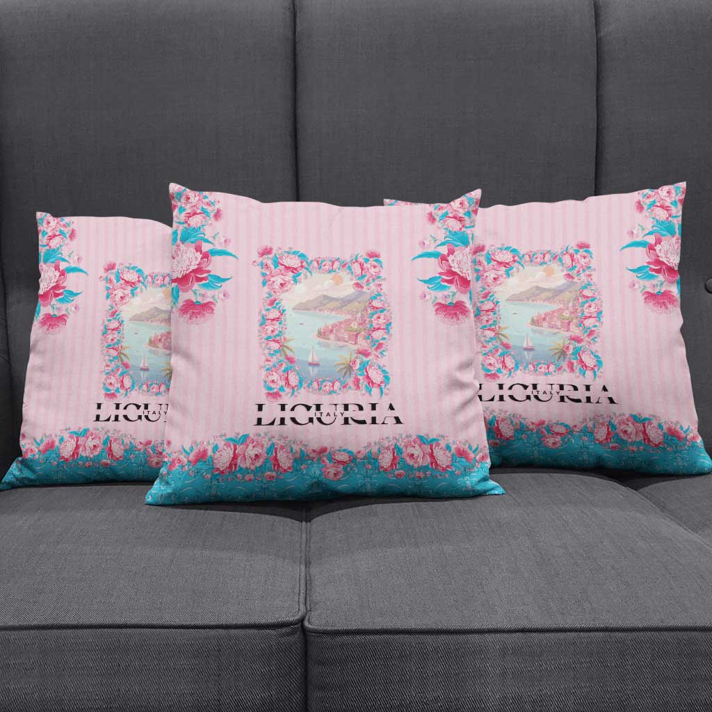 Italy Liguria Pillow Cover Carnation Flowers Of The Riviera