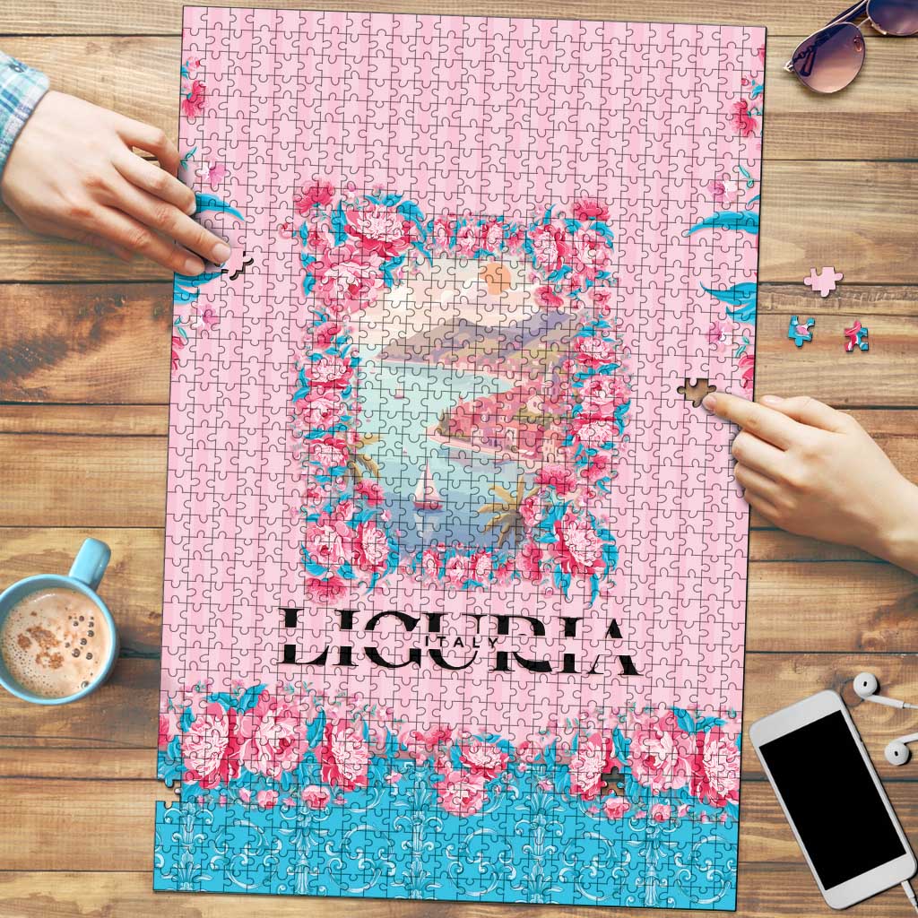 Italy Liguria Puzzle Carnation Flowers Of The Riviera