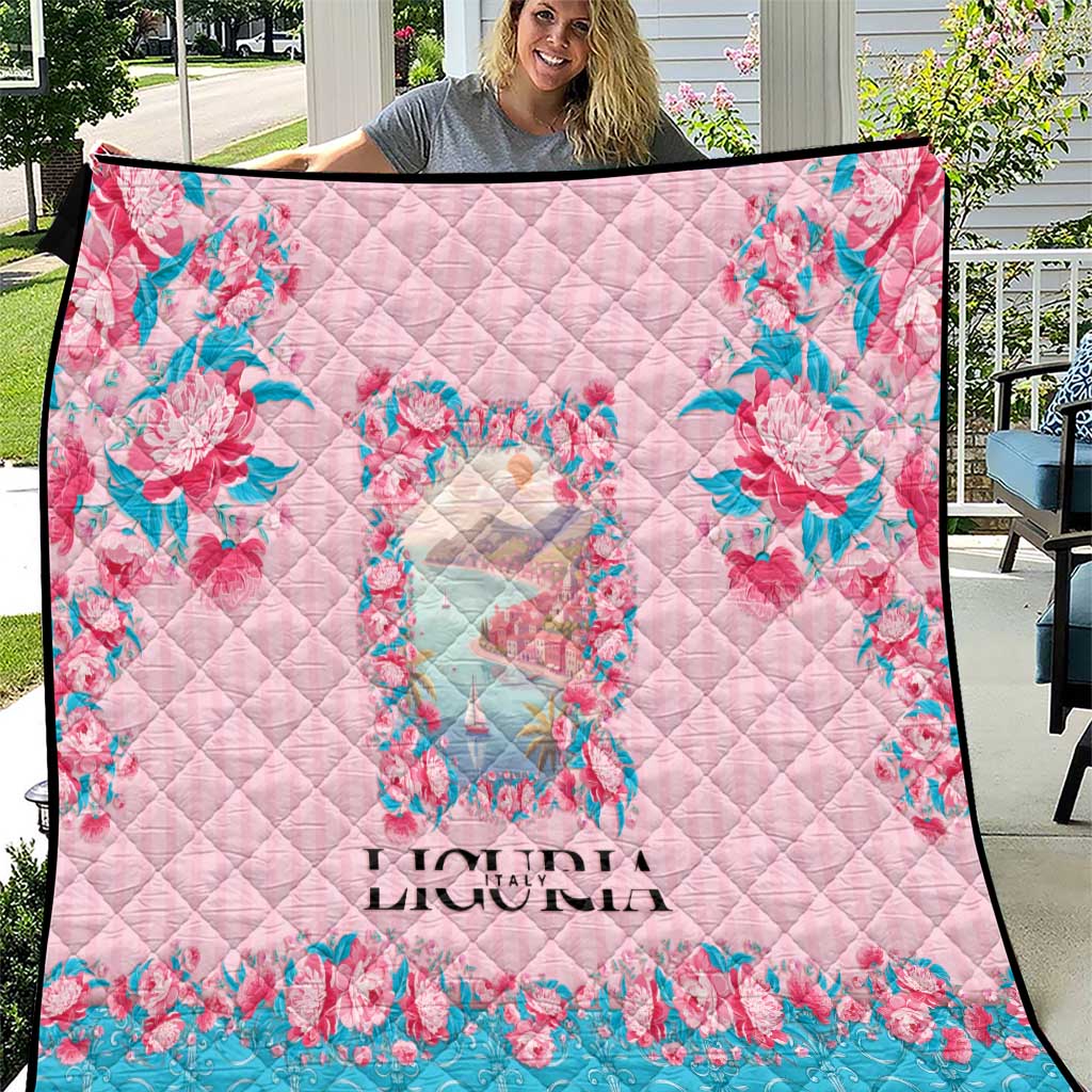 Italy Liguria Quilt Carnation Flowers Of The Riviera