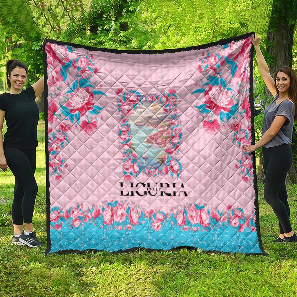 Italy Liguria Quilt Carnation Flowers Of The Riviera
