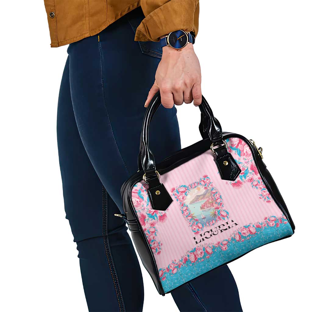 Italy Liguria Shoulder Handbag Carnation Flowers Of The Riviera