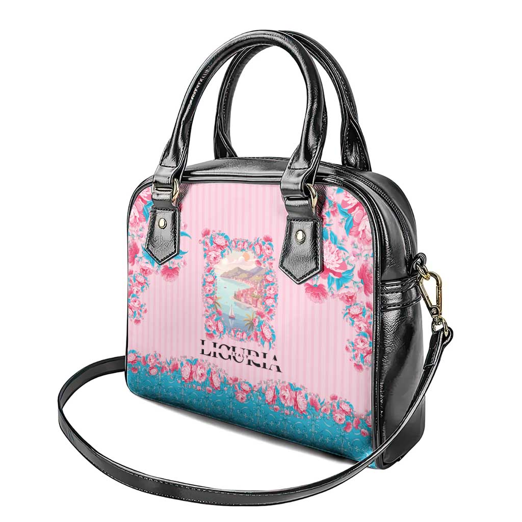 Italy Liguria Shoulder Handbag Carnation Flowers Of The Riviera
