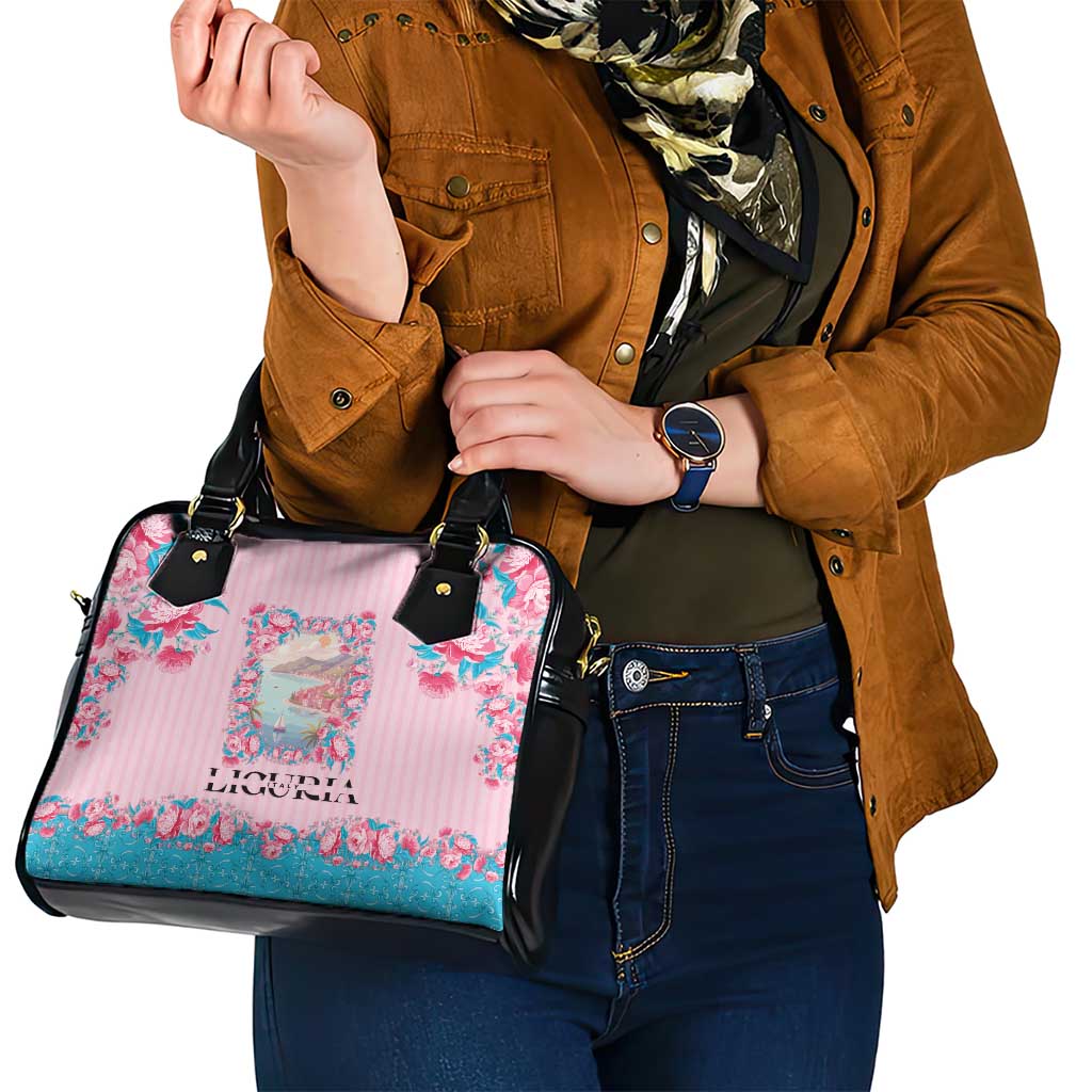 Italy Liguria Shoulder Handbag Carnation Flowers Of The Riviera