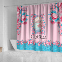 Italy Liguria Shower Curtain Carnation Flowers Of The Riviera