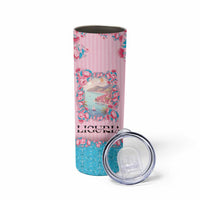 Personalized Italy Liguria Skinny Tumbler Carnation Flowers Of The Riviera