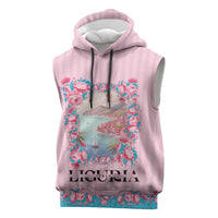 Personalized Italy Liguria Sleeveless Hoodie Carnation Flowers Of The Riviera
