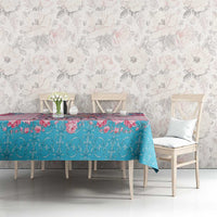 Italy Liguria Tablecloth Carnation Flowers Of The Riviera