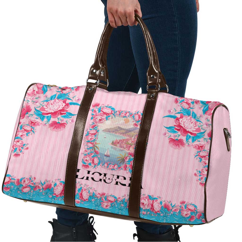Italy Liguria Travel Bag Carnation Flowers Of The Riviera