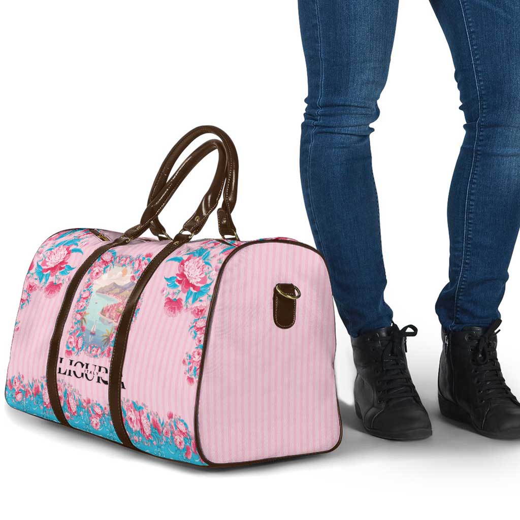 Italy Liguria Travel Bag Carnation Flowers Of The Riviera