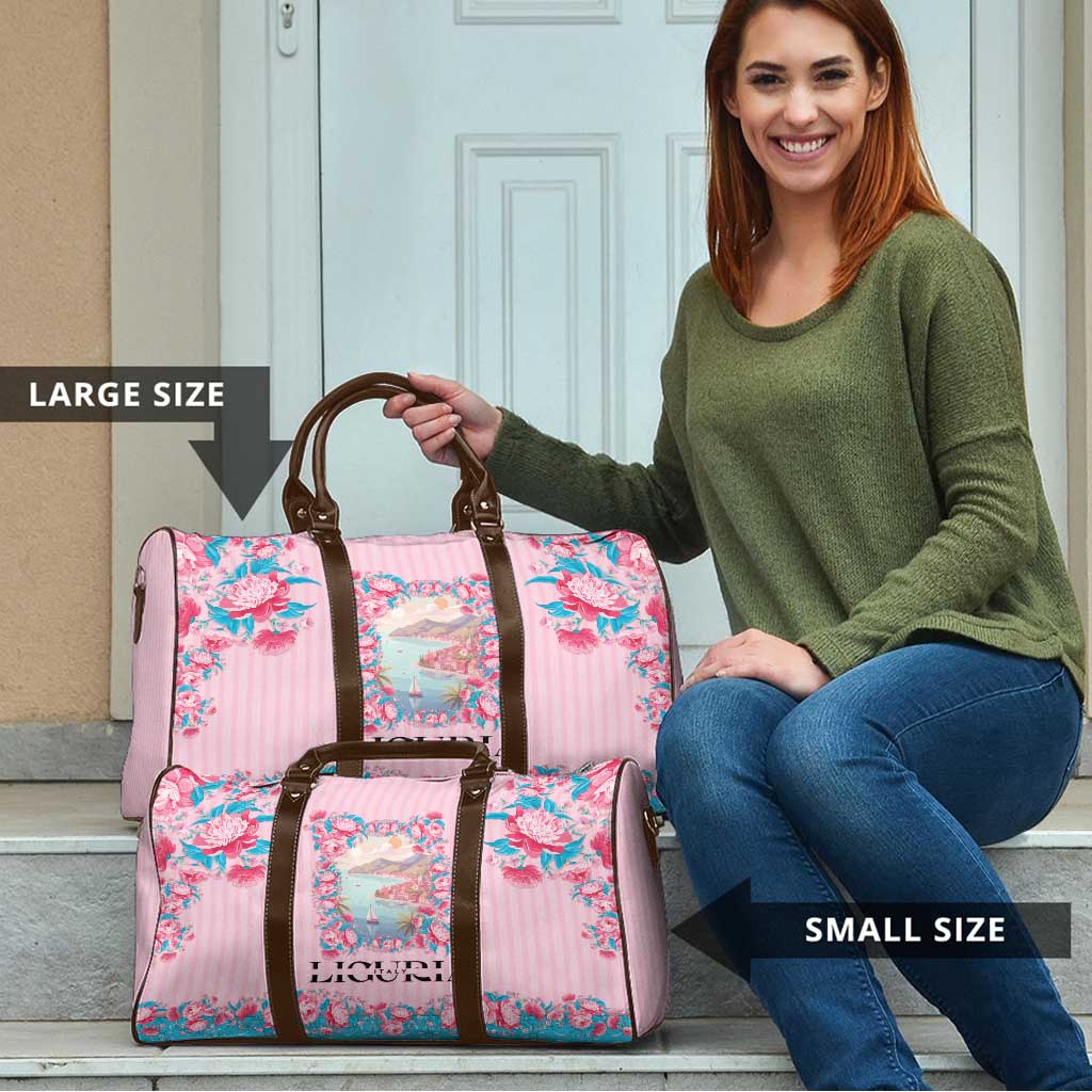 Italy Liguria Travel Bag Carnation Flowers Of The Riviera