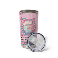 Personalized Italy Liguria Tumbler Cup Carnation Flowers Of The Riviera