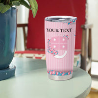 Personalized Italy Liguria Tumbler Cup Carnation Flowers Of The Riviera
