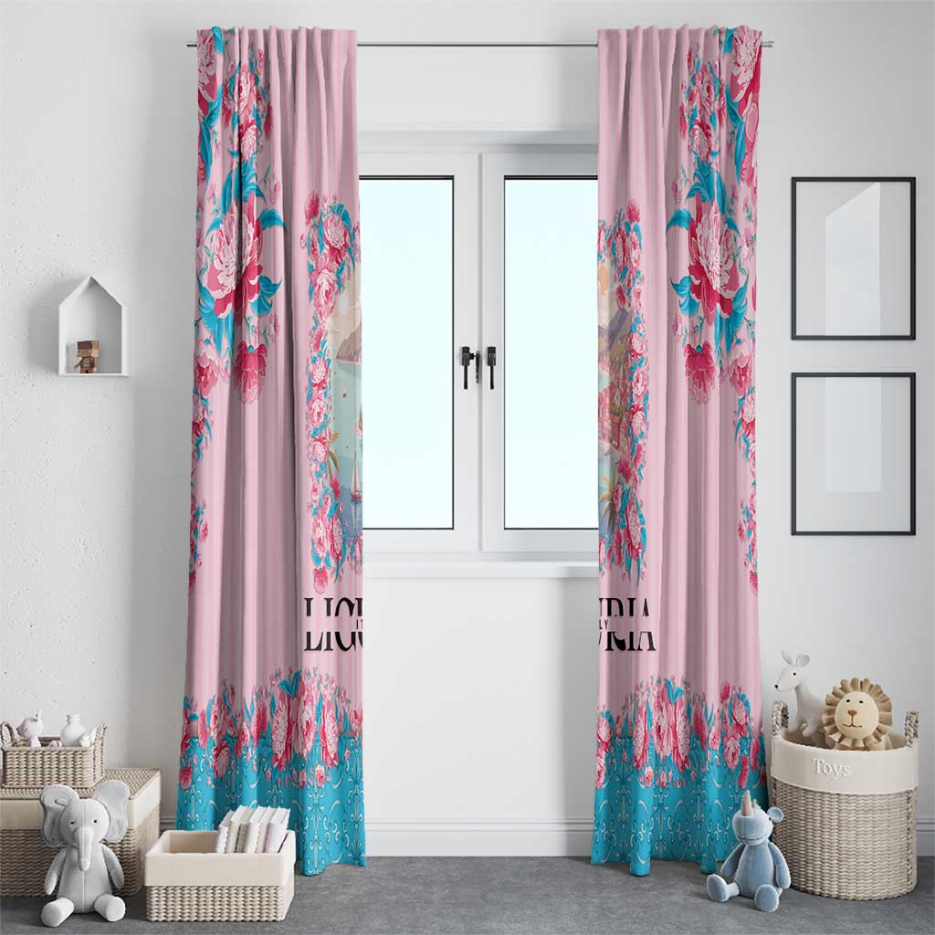 Italy Liguria Window Curtain Carnation Flowers Of The Riviera