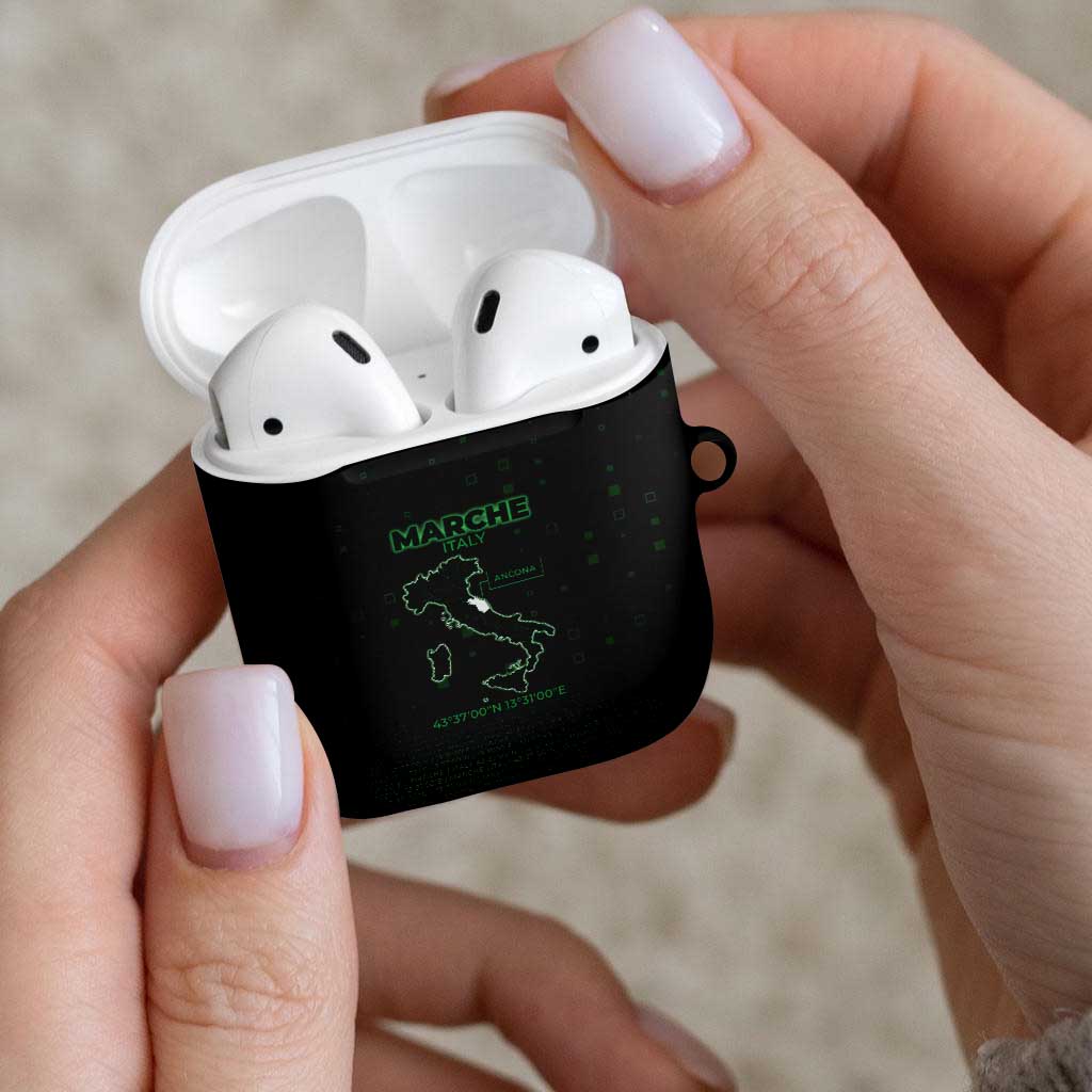 Italy Marche AirPods Case Map And Coordinates Code