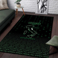 Italy Marche Area Rug Map And Coordinates Code