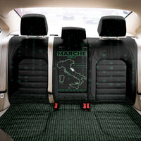 Italy Marche Back Car Seat Cover Map And Coordinates Code