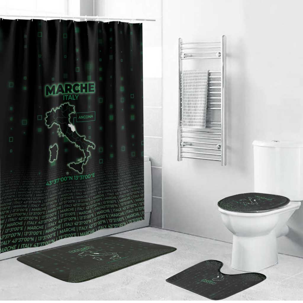 Italy Marche Bathroom Set Map And Coordinates Code