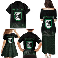 Personalized Italy Marche Family Matching Puletasi and Hawaiian Shirt Map And Coordinates Code