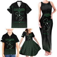 Personalized Italy Marche Family Matching Tank Maxi Dress and Hawaiian Shirt Map And Coordinates Code