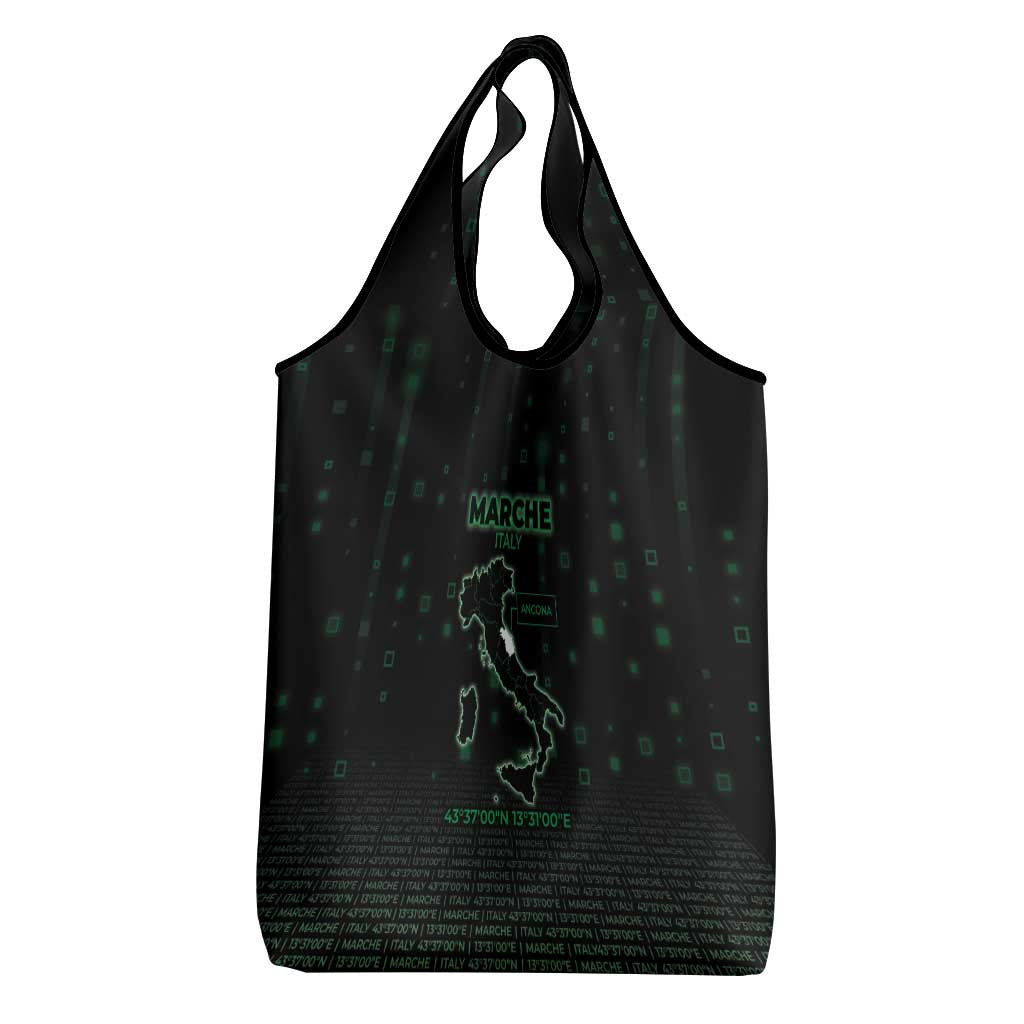 Italy Marche Grocery Bag Map And Coordinates Code
