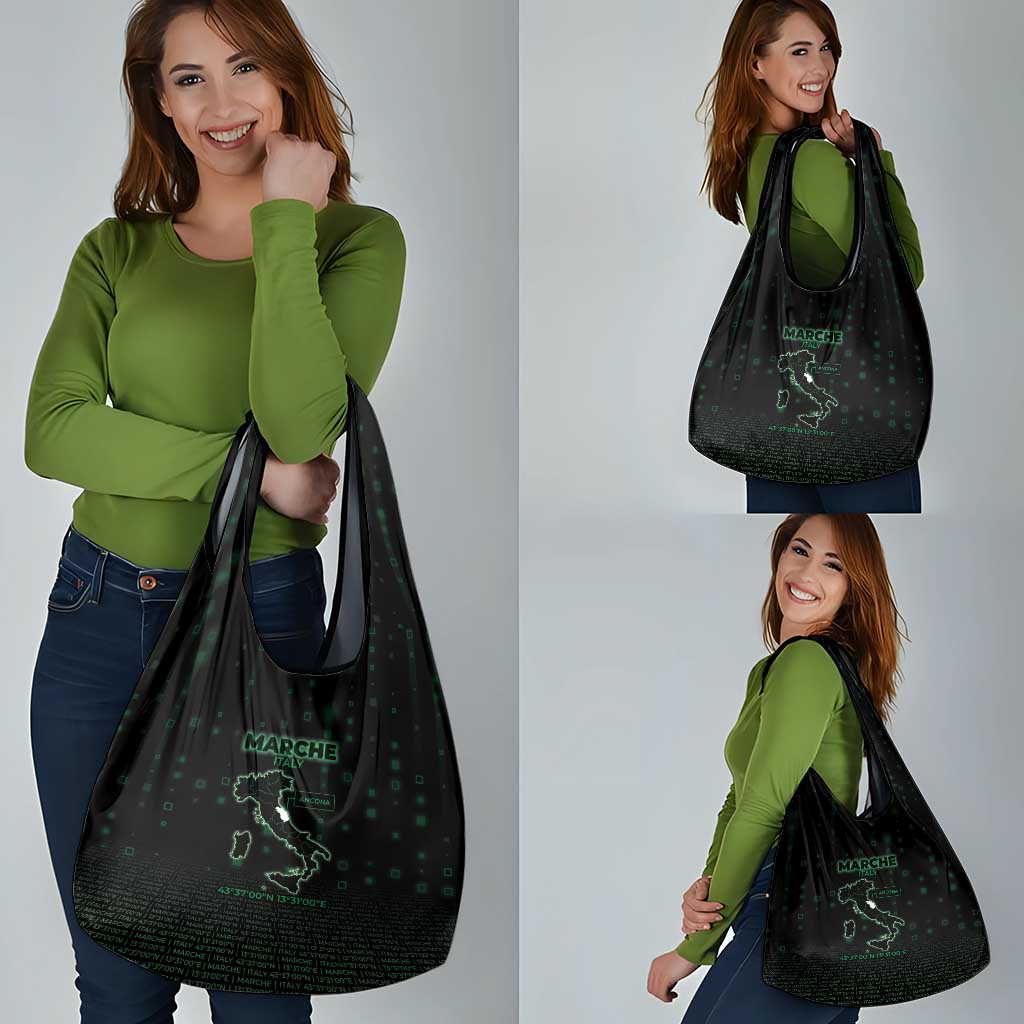 Italy Marche Grocery Bag Map And Coordinates Code