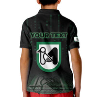 Personalized Italy Marche Kid Polo Shirt Map And Coordinates Code