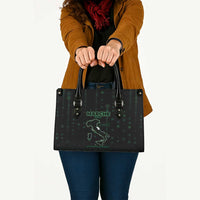 Italy Marche Leather Bag Map And Coordinates Code