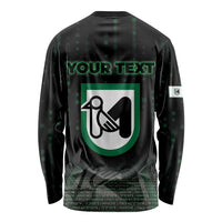Personalized Italy Marche Long Sleeve Shirt Map And Coordinates Code