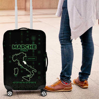 Italy Marche Luggage Cover Map And Coordinates Code
