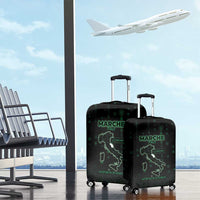 Italy Marche Luggage Cover Map And Coordinates Code