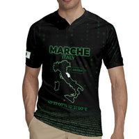 Personalized Italy Marche Rugby Jersey Map And Coordinates Code