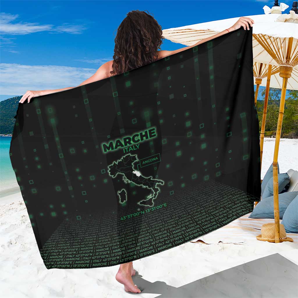 Italy Marche Sarong Map And Coordinates Code