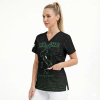 Personalized Italy Marche Scrub Top Map And Coordinates Code