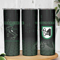 Personalized Italy Marche Skinny Tumbler Map And Coordinates Code