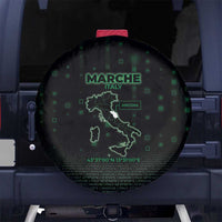 Italy Marche Spare Tire Cover Map And Coordinates Code