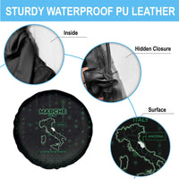 Italy Marche Spare Tire Cover Map And Coordinates Code