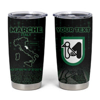 Personalized Italy Marche Tumbler Cup Map And Coordinates Code