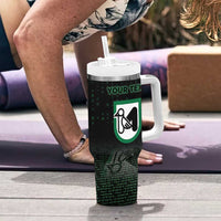 Personalized Italy Marche Tumbler With Handle Map And Coordinates Code