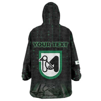 Personalized Italy Marche Wearable Blanket Hoodie Map And Coordinates Code