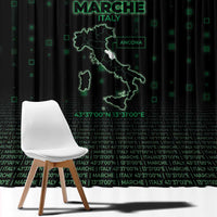 Italy Marche Window Curtain Map And Coordinates Code