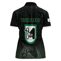 Personalized Italy Marche Women Polo Shirt Map And Coordinates Code