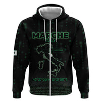 Personalized Italy Marche Zip Hoodie Map And Coordinates Code