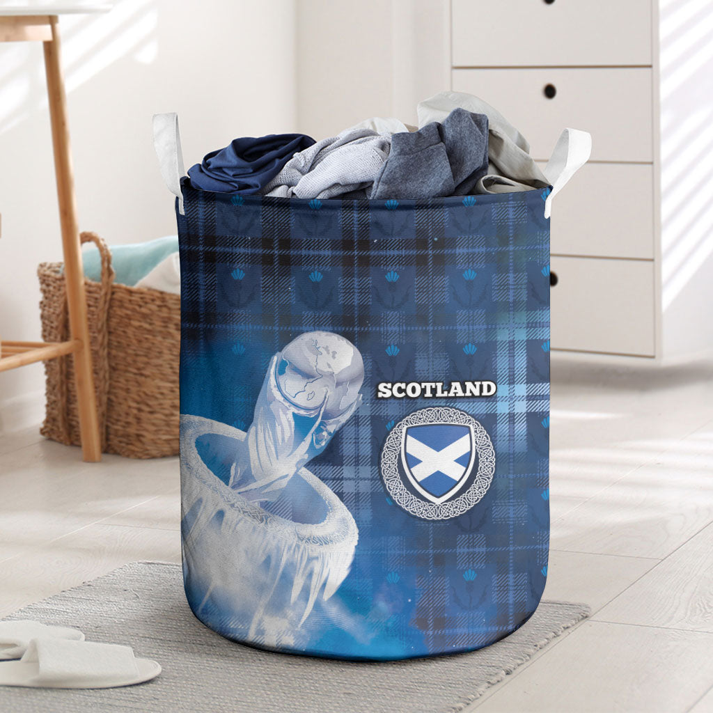 Scotland Football Laundry Basket Ice Hole Celtic Thistle Tartan Flower Patterns