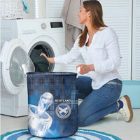 Scotland Football Laundry Basket Ice Hole Celtic Thistle Tartan Flower Patterns