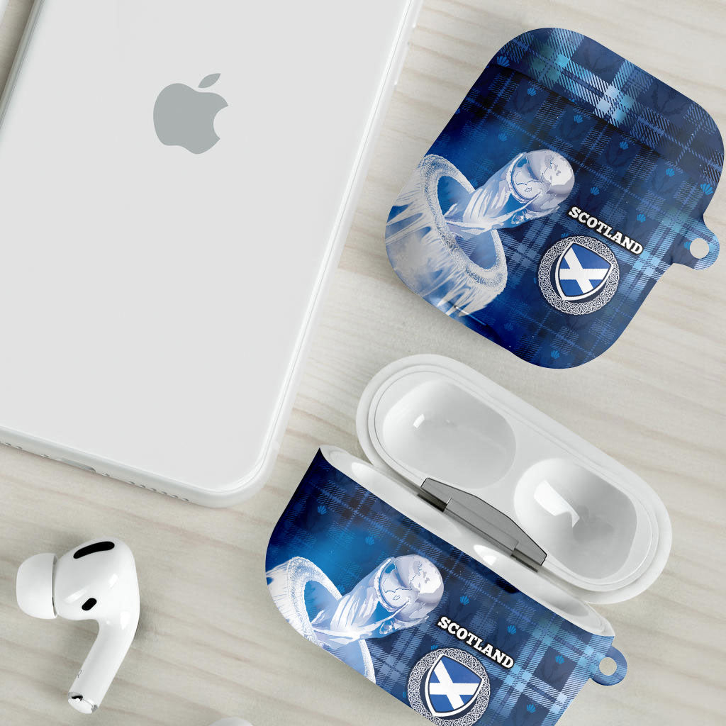 Scotland Football AirPods Case Ice Hole Celtic Thistle Tartan Flower Patterns