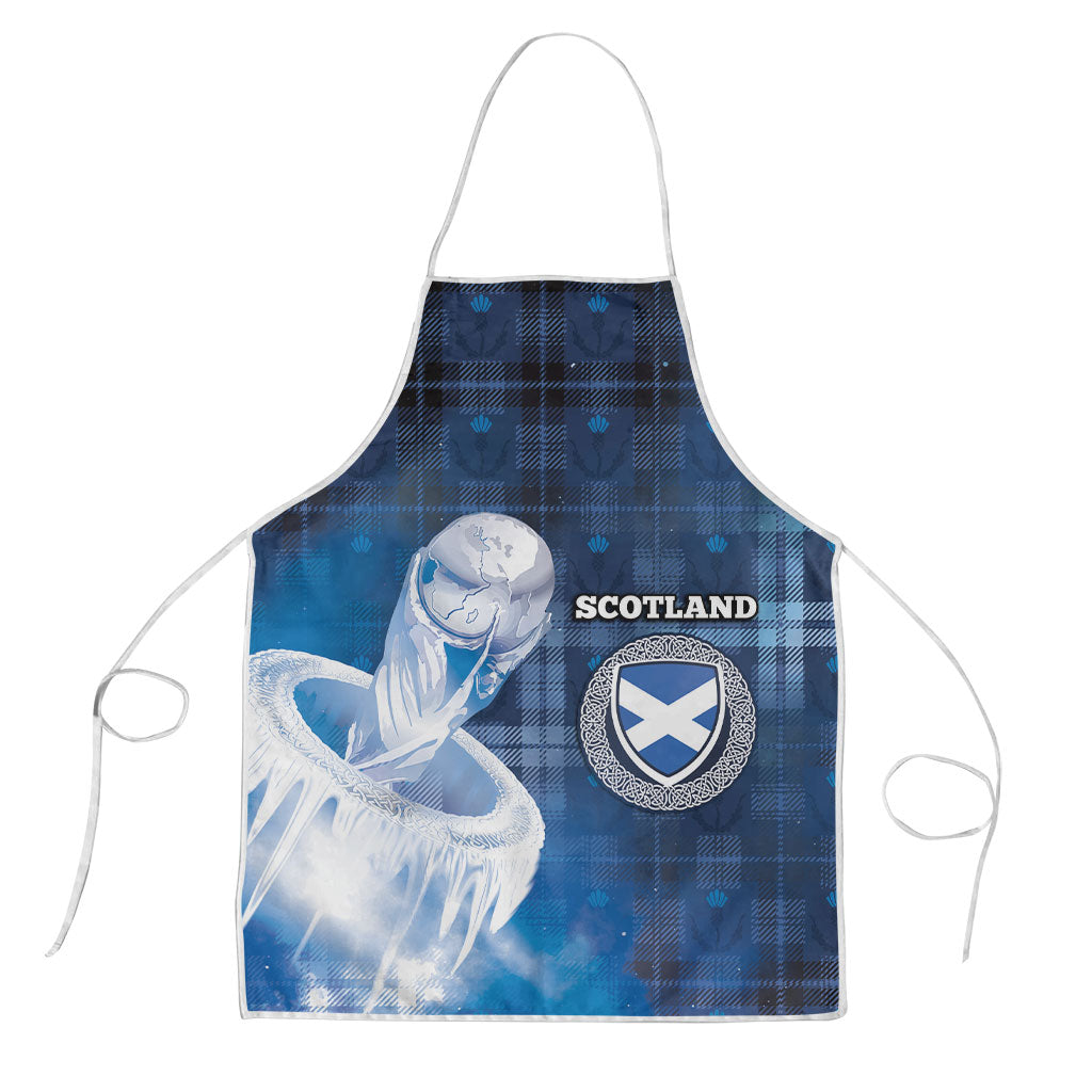 Scotland Football Apron Ice Hole Celtic Thistle Tartan Flower Patterns