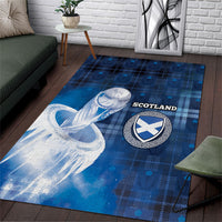 Scotland Football Area Rug Ice Hole Celtic Thistle Tartan Flower Patterns