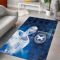 Scotland Football Area Rug Ice Hole Celtic Thistle Tartan Flower Patterns