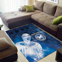 Scotland Football Area Rug Ice Hole Celtic Thistle Tartan Flower Patterns
