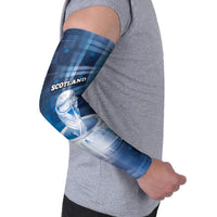Custom Scotland Football Arm Sleeves Ice Hole Celtic Thistle Tartan Flower Patterns